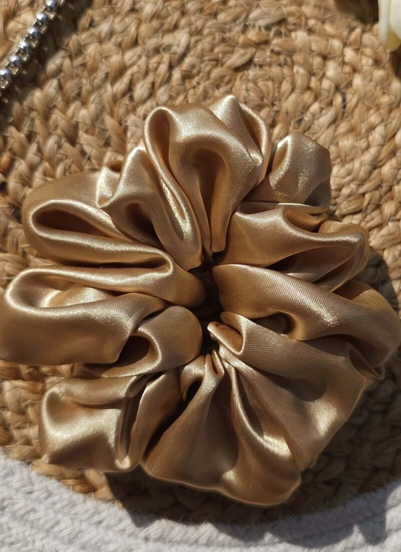trendy and cute collection of satin scrunchies