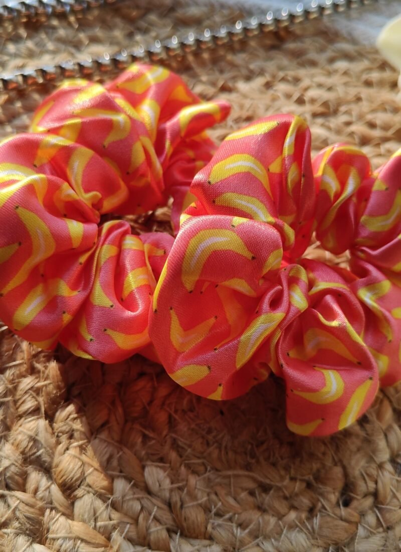 best printed silk satin scrunchies