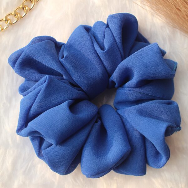 fluffy georgette scrunchies