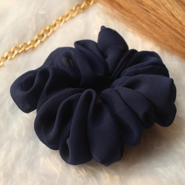 fluffy georgette scrunchies