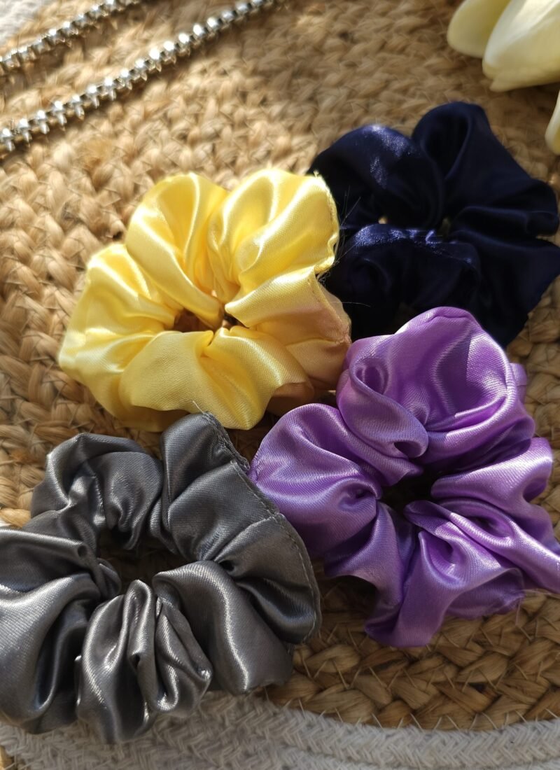 hair friendly satin scrunchies