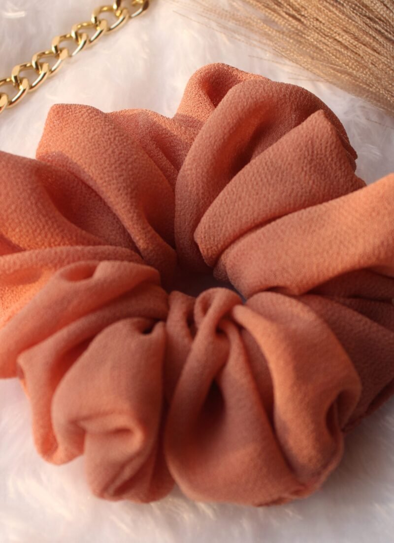 fluffy georgette scrunchies