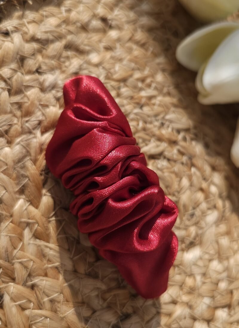 Buy trendy french satin barrette