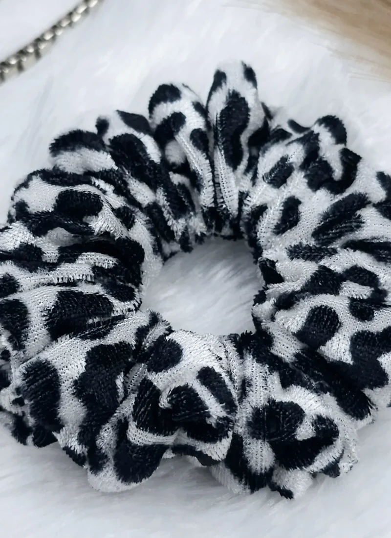 printed velvet high premium quality velvet scrunchies