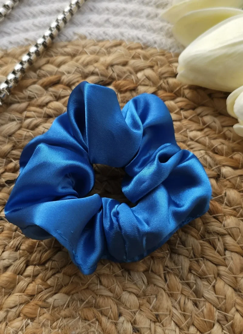 Premium satin hair scrunchies in Lucknow - The Stylish Gem Store