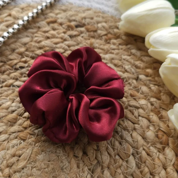 Elevate your ponytail with trendy scrunchies from The Stylish Gem.