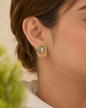 Emerald Grace Earrings - Image 3