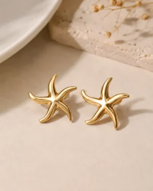 Ocean Muse Starfish Stud Earrings - Image 3