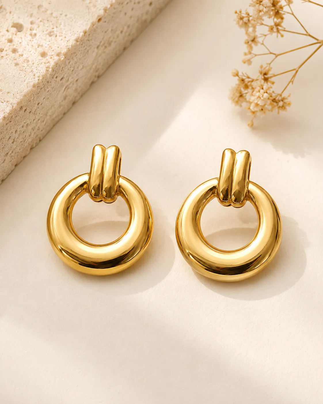 Orbit Gold Link Earrings Orbit Gold Link Earrings for Women