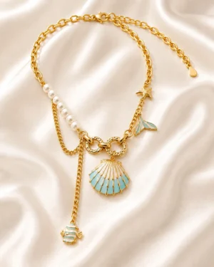 Blue Lagoon Charm Neckchain - Image 2