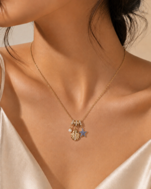 Ocean Blue Starfish Neckchain - Image 2