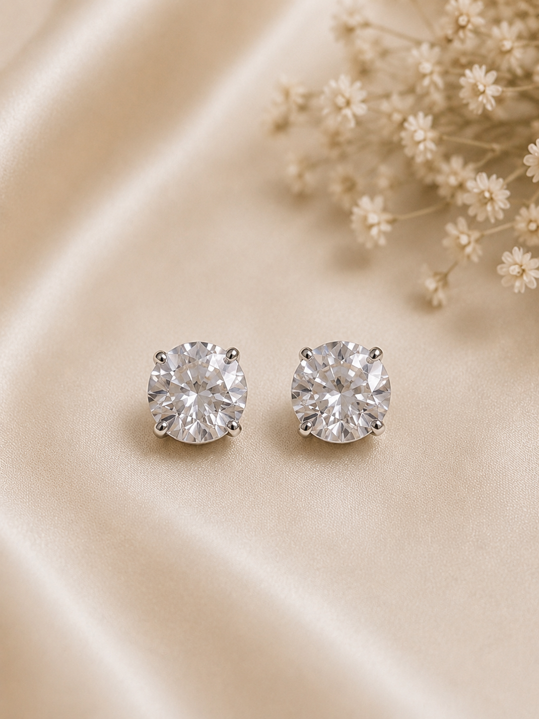 Aurora Classic Crystal Stud Earrings Aurora Classic Crystal Stud Earrings with 925 Sterling Silver Posts