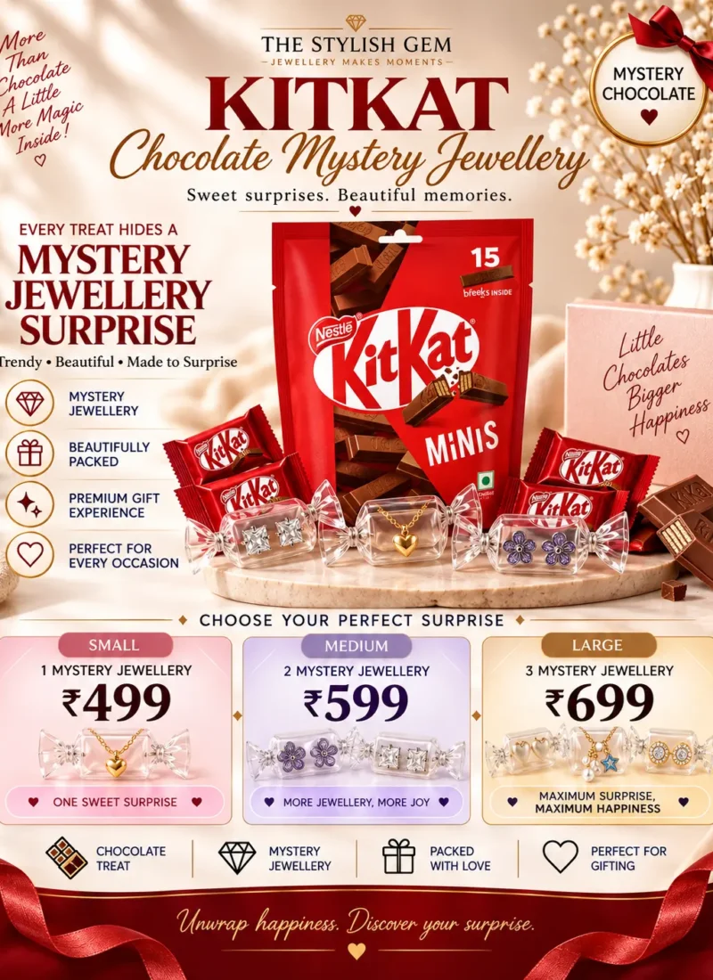 KitKat Mystery Chocolate Jewellery with surprise jewellery